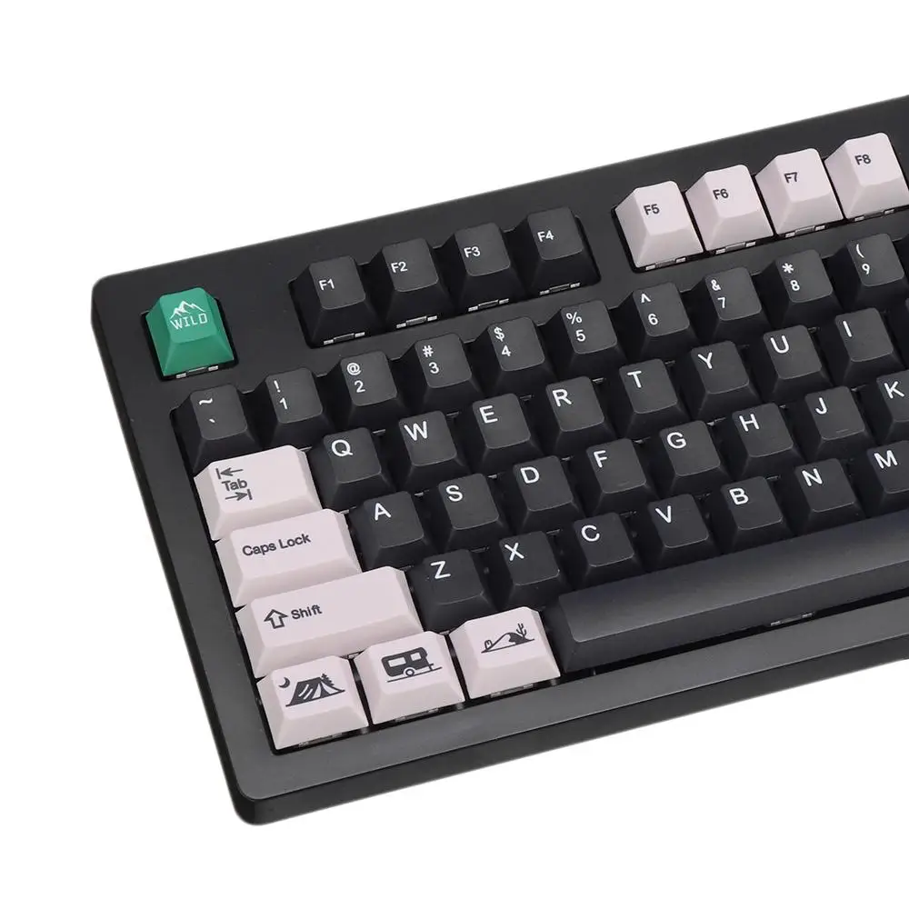 

Набор механических ключей с 111 клавишами Cherry Profile PBT, 61/64/68/75/84/87/96/980/104/108 клавиши