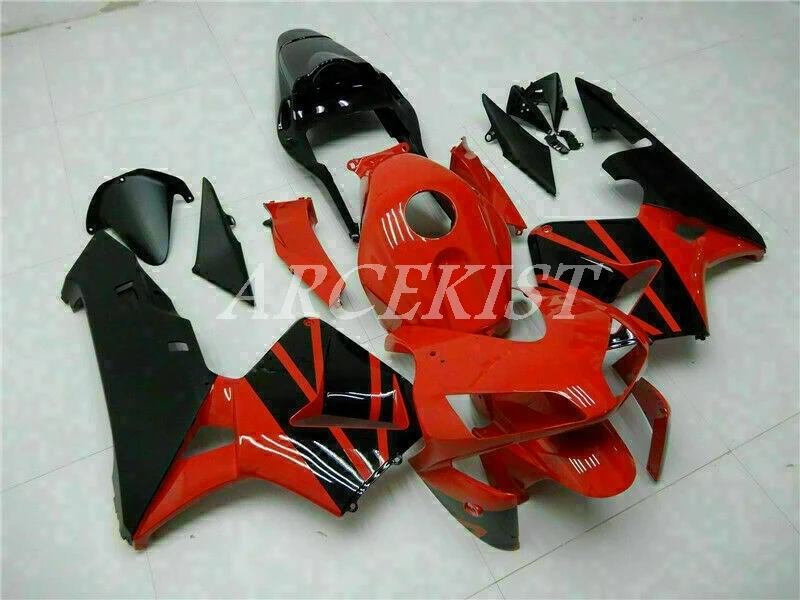 

Injection Mold New ABS Full Fairings kit Fit For Honda CBR600RR F5 2003 2004 03 04 600RR Bodywork set Red black