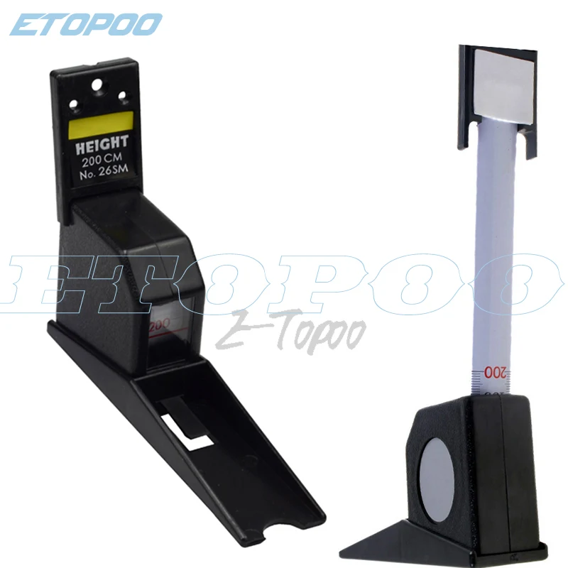 200 см черный цвет настенный измеритель высоты штанги линейка роста черная высота