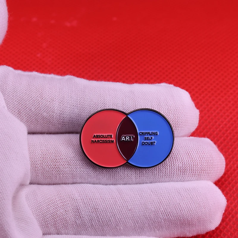 Булавка для лацкана абсолютная нарциссизм искусство каляка самосомнений