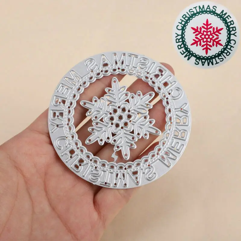 

Metal Cutting Dies Stencil DIY Craft Scrapbooking Embossing Christmas Snowflake