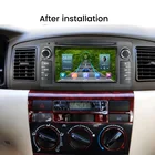 Автомагнитола для Toyota Corolla E120 BYD F3, стерео-система на Android 10, 4 Гб ОЗУ, 64 Гб ПЗУ, с gps Навигатором, без dvd плеера, типоразмер 2 din