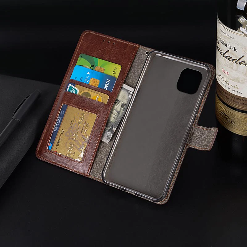 Чехол-кошелек для iPhone 11 Pro Max флип-чехол из искусственной кожи мешки кожаные