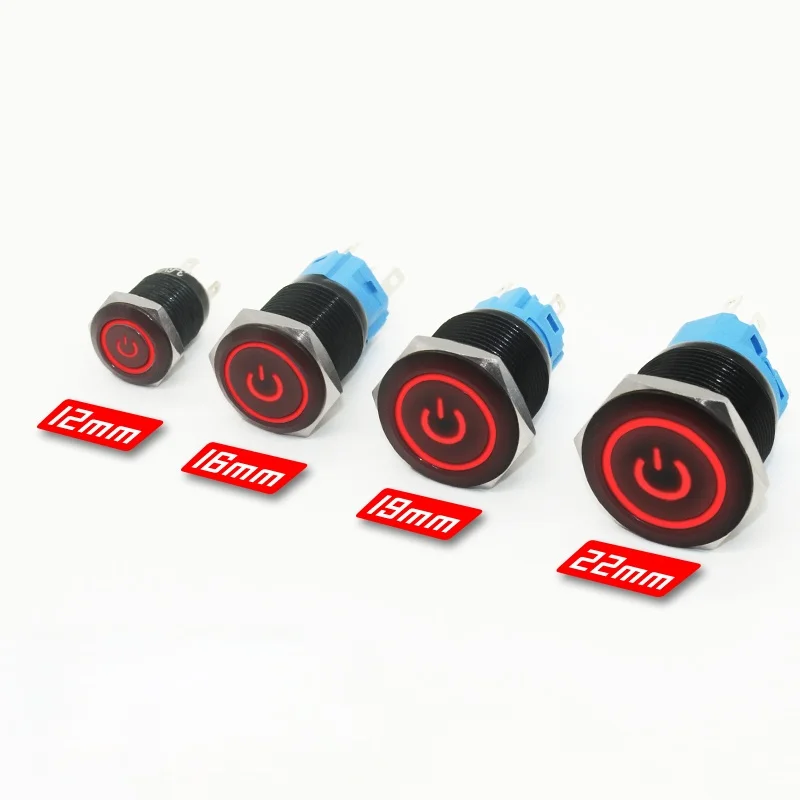 

Кнопочный переключатель WELDSEEN оксидированный черный