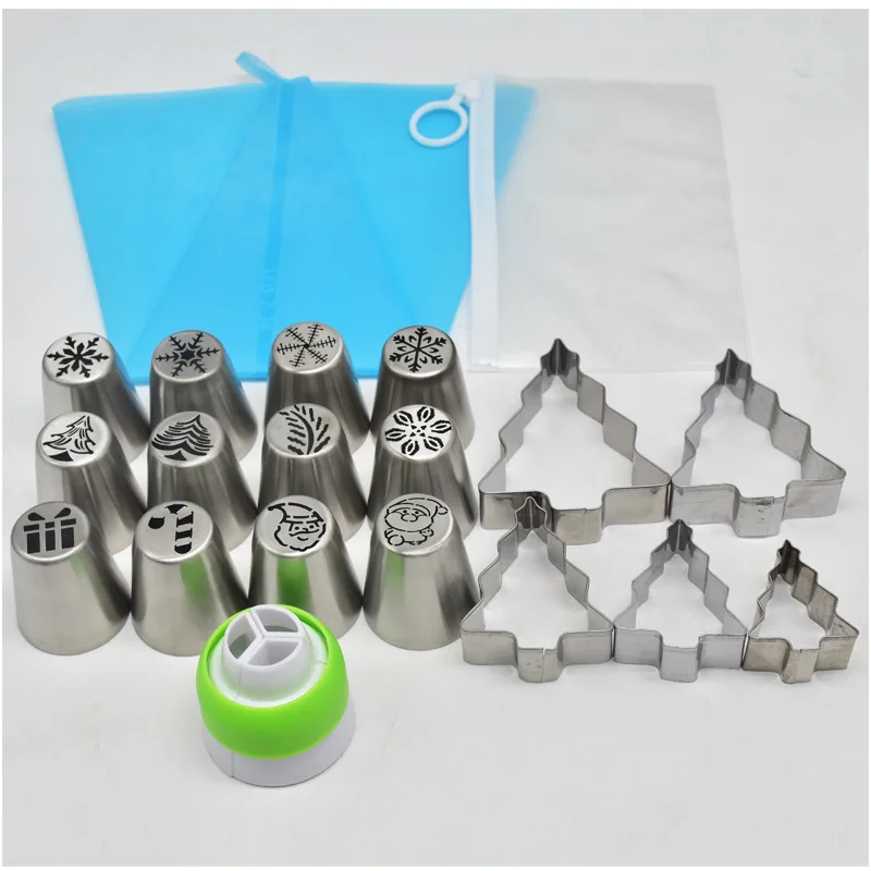 20 шт. для глазировка торта советы Рождественское украшение домашнего