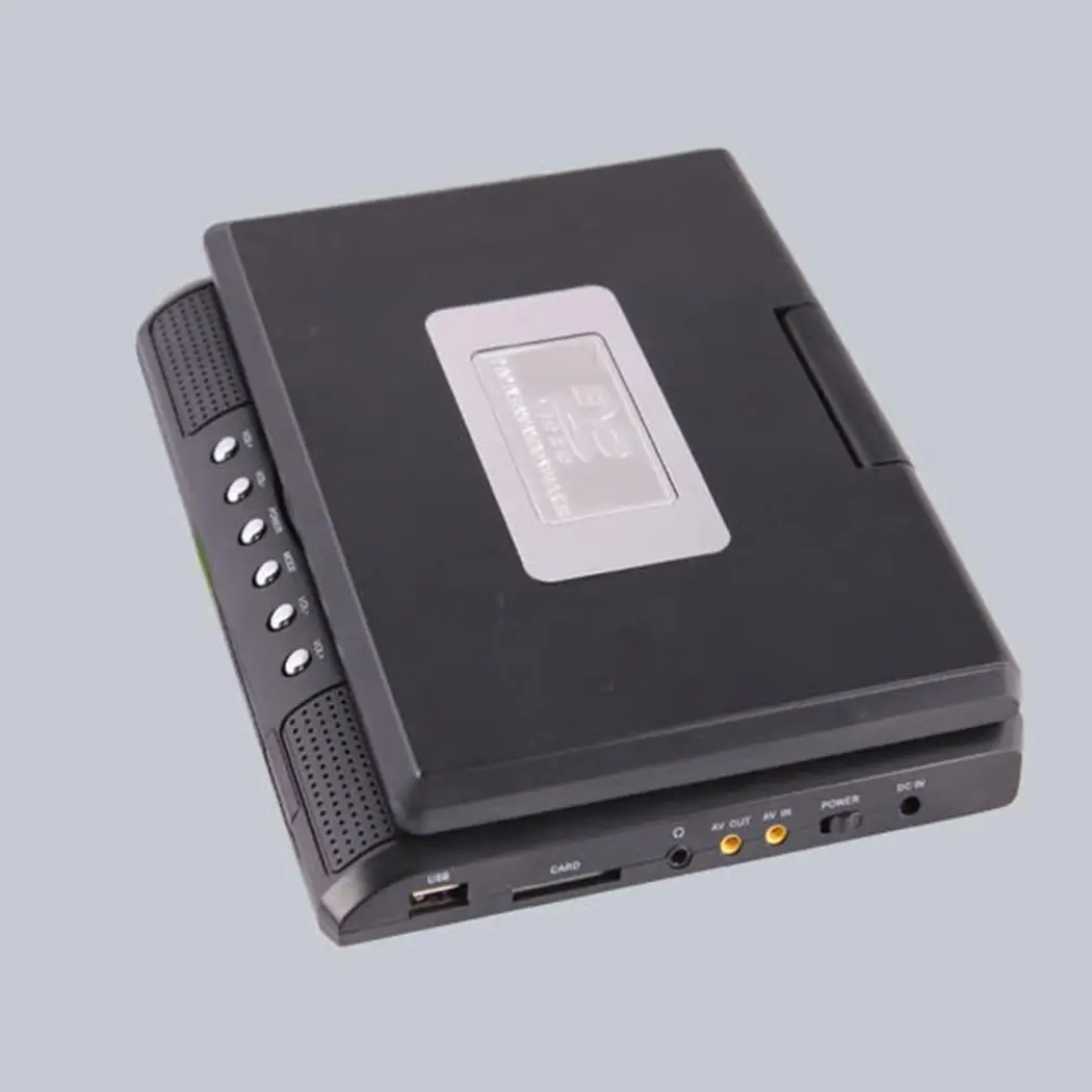 Портативный DVD плеер цифровой мультимедийный проигрыватель с 25 Вт игры FM MP3, WMA радиокарта 90-120 минут JPEG ридер