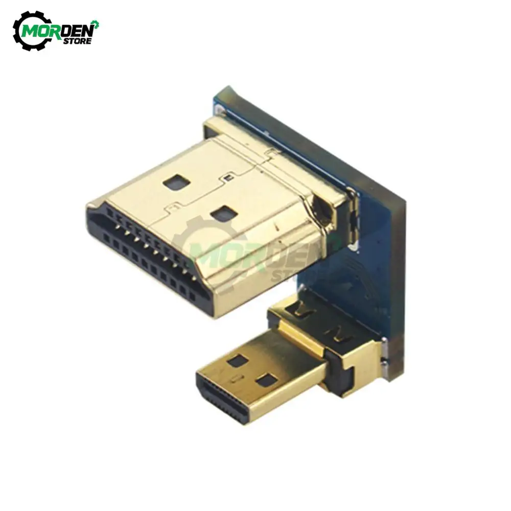 

Micro HDMI Male Jack/plug to male HDMI Connector Converter Adapter for Raspberry Pi 4B