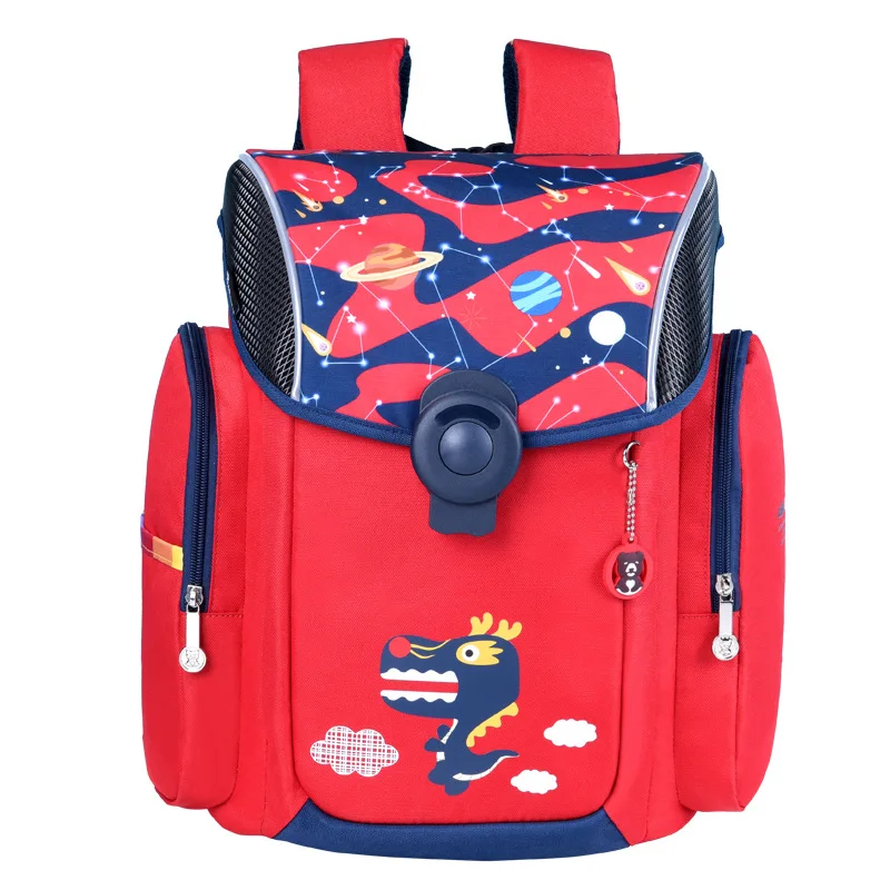 Unicorn Girl Primary School Bag Set for Kid Boy Dinosaur Printed Peacock Backpack Orthopedic Children Bookbag mochila escolar - Цвет: dinosaur