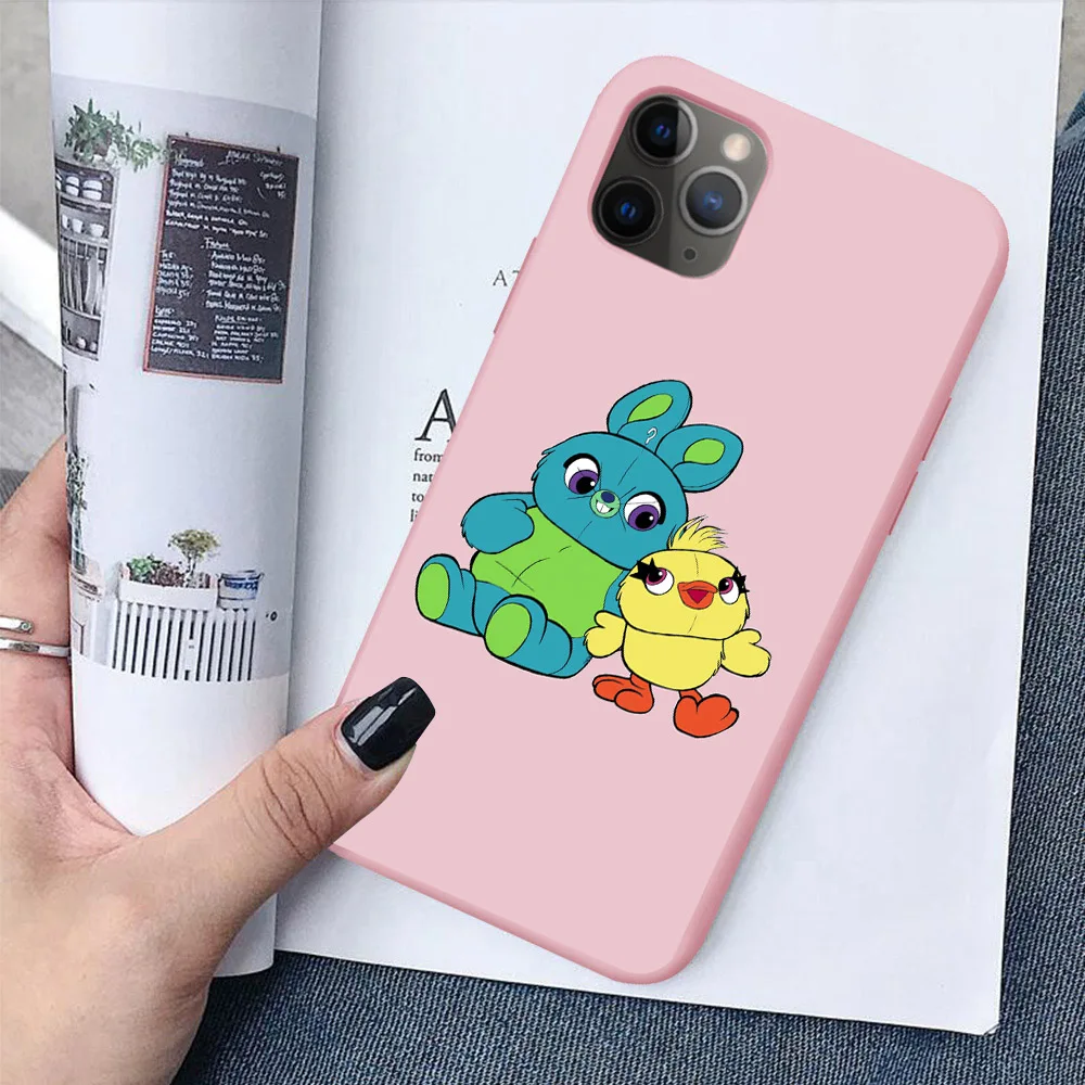 Toy Story 4 Woody Alien розовый мягкий силиконовый чехол для телефона iPhone 11 Pro MAX SE 5 6 6S 7 8Plus XR