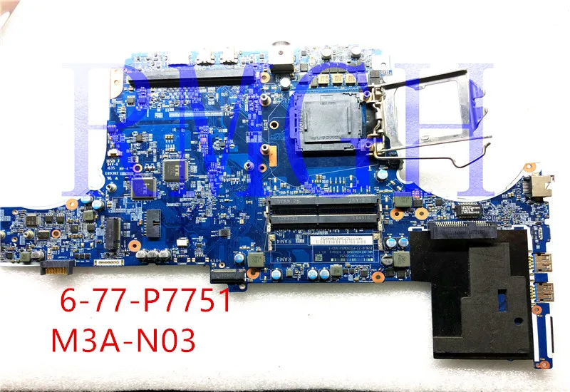 

FOR Hasee FOR Clevo 6-71-P7750-D33 6-77-P775DM3A-N03 Motherboard 100% test OK