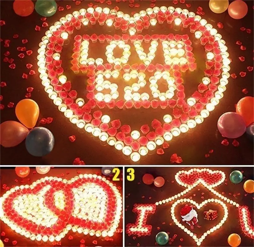 1 шт. креативная Светодиодная свеча на батарейках многоцветная Лампа имитация