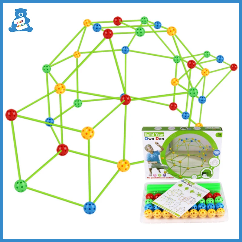 Детские строительные игрушки Форт-палатка набор для 3D-игр сделай сам палатки