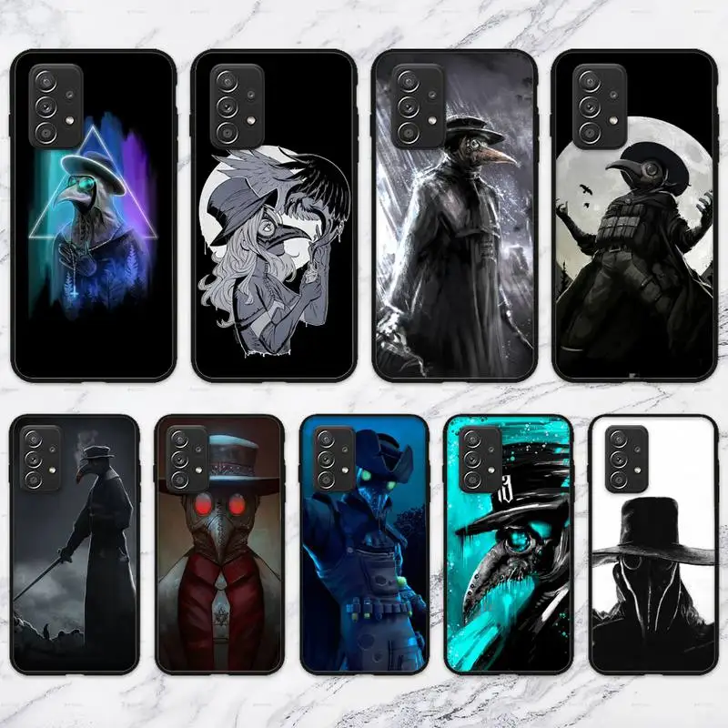 

Plague Doctor Phone Case For Samsung Galaxy S10 S20 S21 Note10 20Plus Ultra Shell