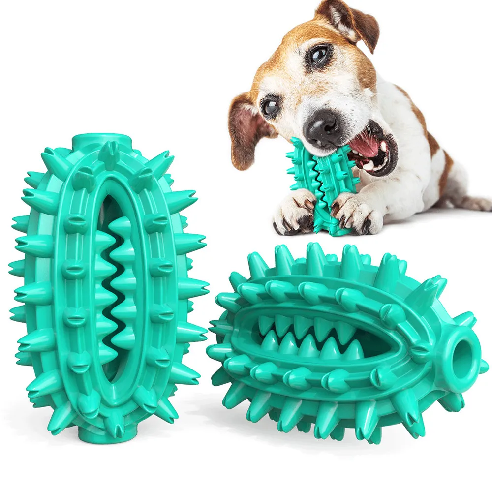 

Cactus Rubber Dog Toothbrush Toy Pet Supplies French Bulldog Teeth Cleaning Tool Interactive Puppy Chew Toy Rubber Kong Dog Toys