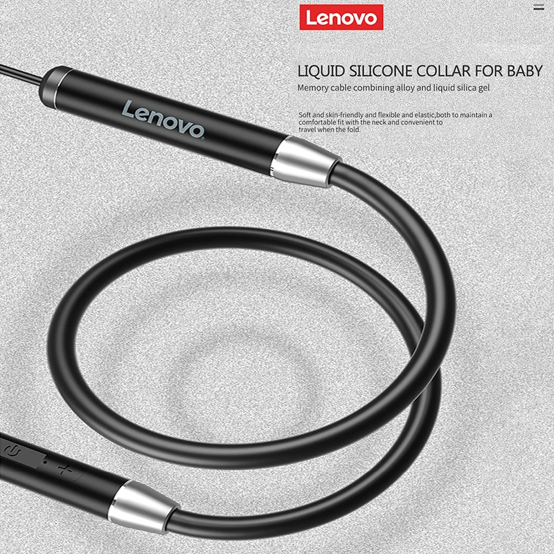 Наушники Беспроводные Lenovo HE08 с микрофоном Hi-Fi стереонаушники 4 динамиками