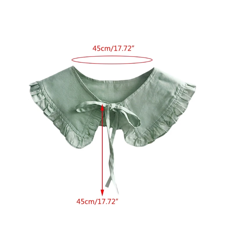 

Japanese Female Cute False Collar Half-Shirt Women Girls Detachable Decorative Thin Neckwear Shoulder Wrap Clothes Accessories