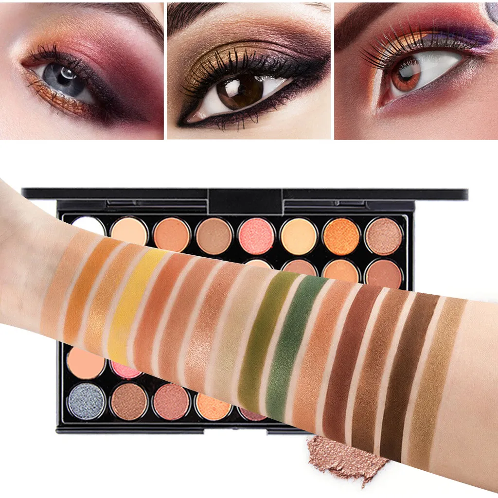 40 цветов перламутровые блестящие тени для век пудра палитра матовые