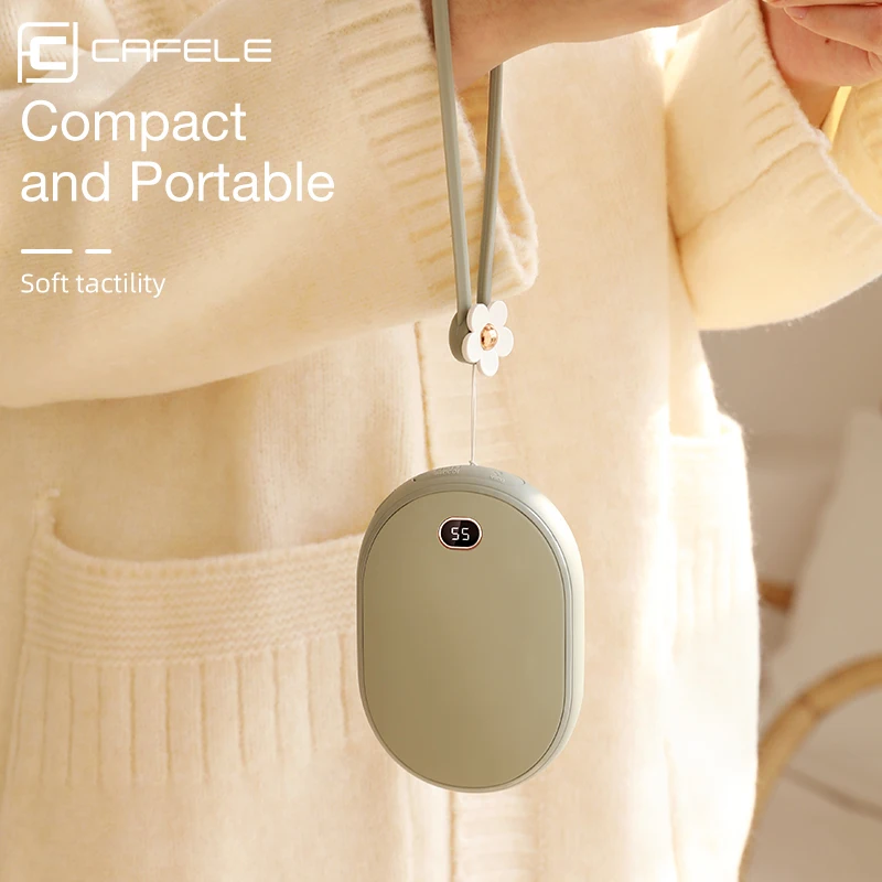 Cafele грелки для рук 10000 мАч Мобильный Внешний аккумулятор USB iPhone Samsung Xiaomi LED