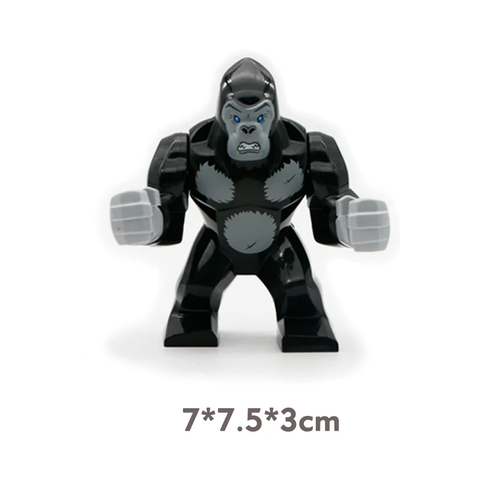 Классический конструктор: город друзья животные зоопарк тигр леопард Кит Акула