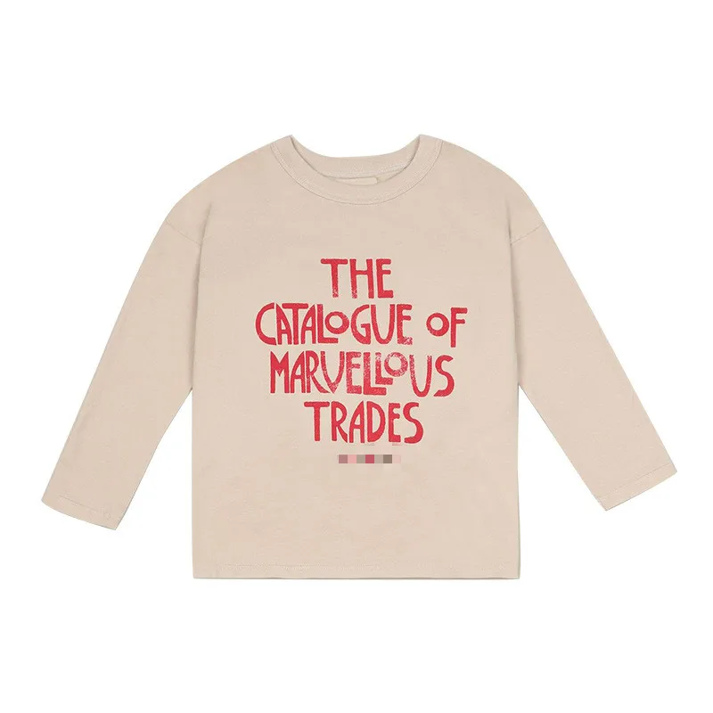 Детский костюм из трех предметов на осень и зиму хлопковая Футболка Bobo для