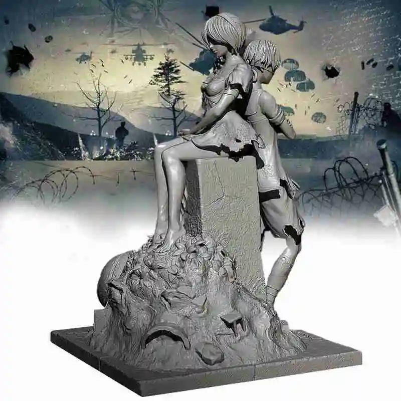 

Created by 75MM1/24 YUFAN 2B Resin Soldier (White Model) 2466 V9E6