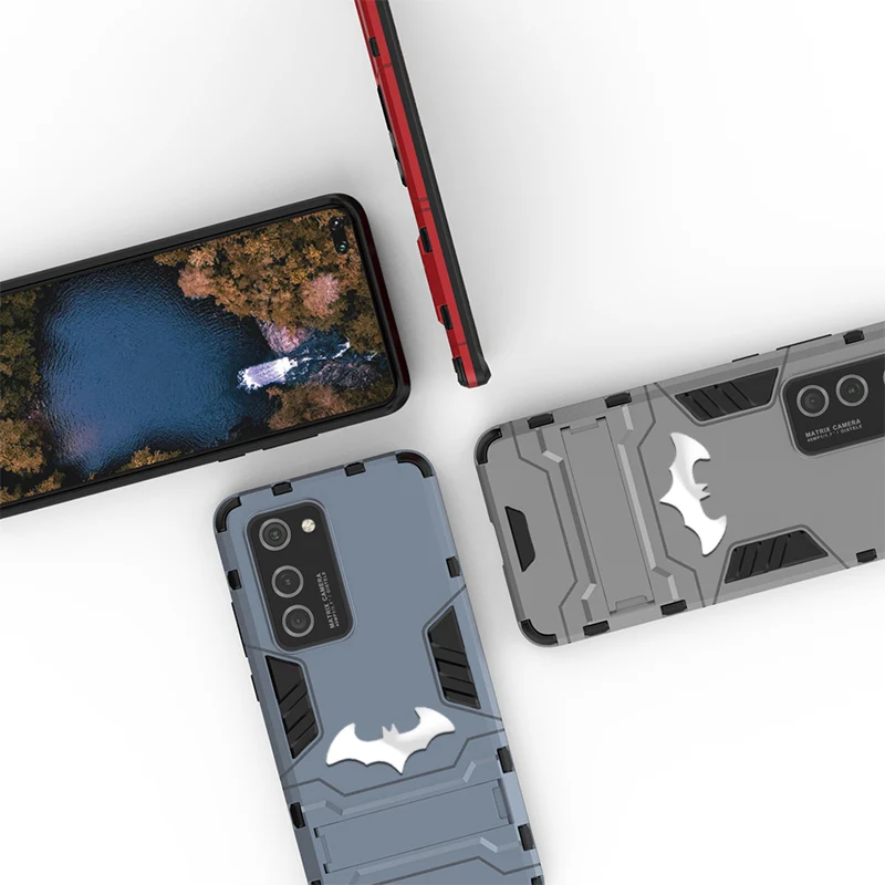 Бронированный чехол Железный человек для Huawei P40 Pro P30 Lite Mate 40 30 20 10 Y9 2019 Y7 Y6 Honor 8X 9X