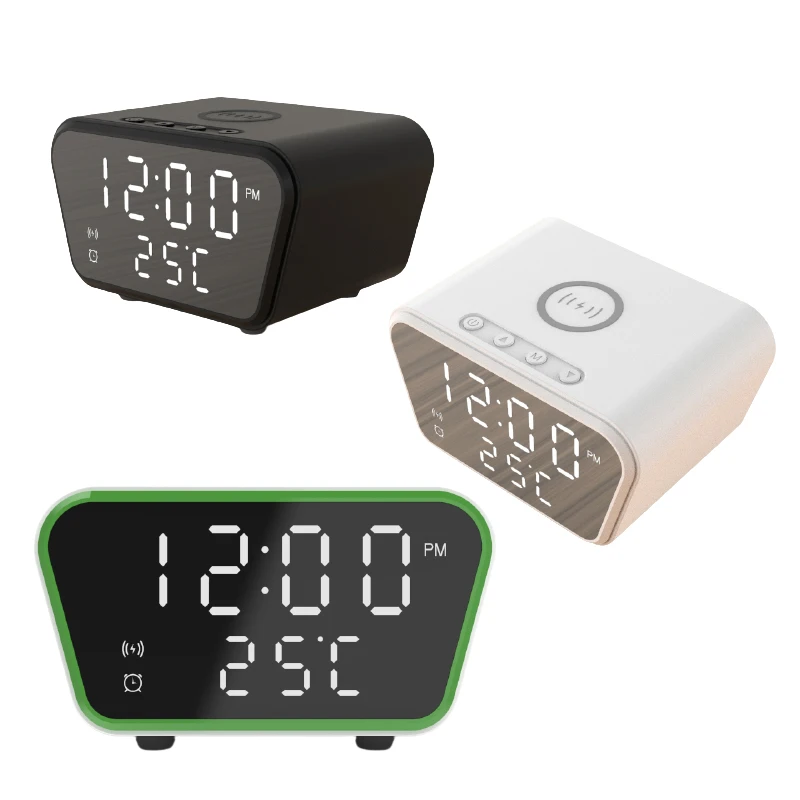 

TYPE-C Port Clock Alarm Clock Bedside Wireless Charging Fast Charging Mobile Phone Charger Mobile Phone Wireless Charging