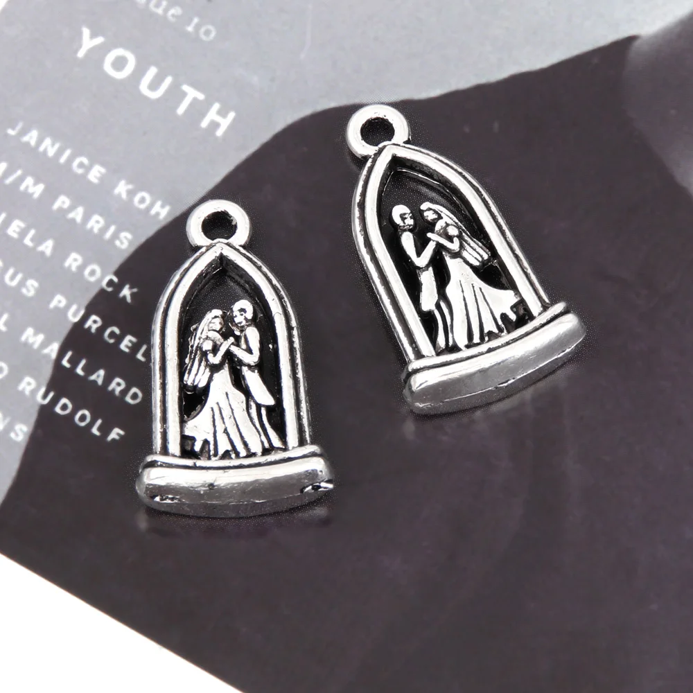 5 шт очаровательные свадебные Серебряные Подвески для изготовления ожерелья