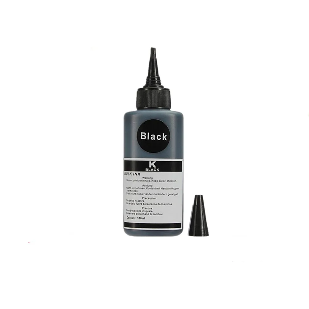 Черные универсальные красящие чернила совместимые со всеми чернилами для