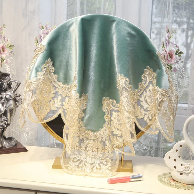 Кружевная бархатная Лоскутная Пылезащитная скатерть Европейская принцесса