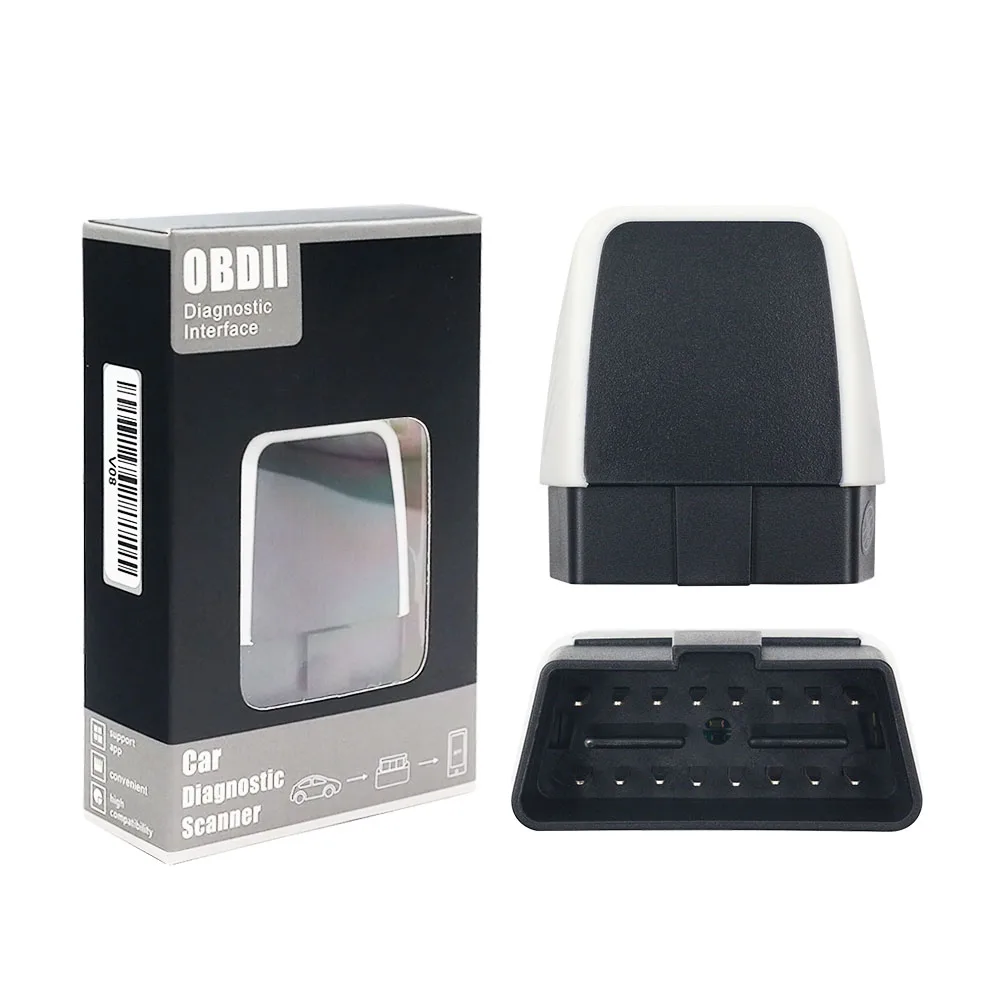 Недавно ELM327 Bluetooth 4,0 V2.2 OBD2 диагностический сканер V08 ELM 327 FW 2,2 лучше, чем V1.5 IOS, Android, Windows PIC18F25K80 чип