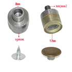 Джинсовые пуговицы 15 мм 17 мм 20 мм для установки, аксессуары для одежды, джинсовые инструменты с пряжкой, металлические заклепки, пресс-формы