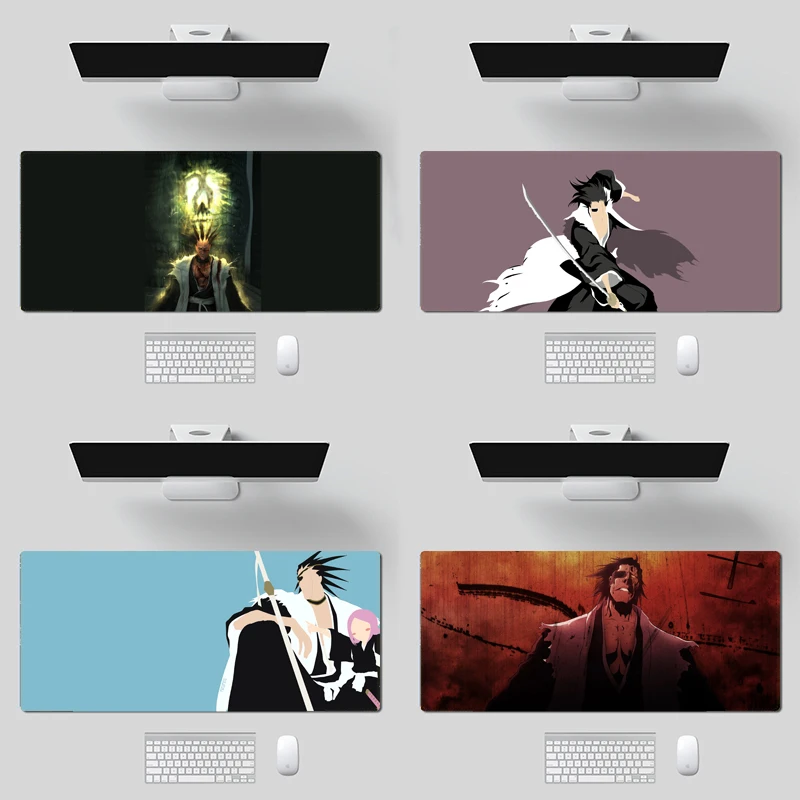 

Kenpachi Zaraki Bleach Gaming Player Desk Laptop Rubber Mouse Mat Large Mouse Pad Keyboards Mat Notebook Pad