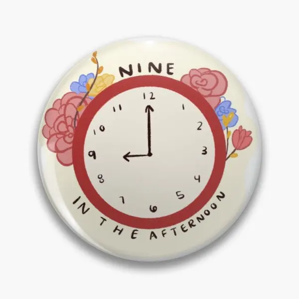 Мягкая забавная булавка на воротник Девять после обеда модная Металлическая