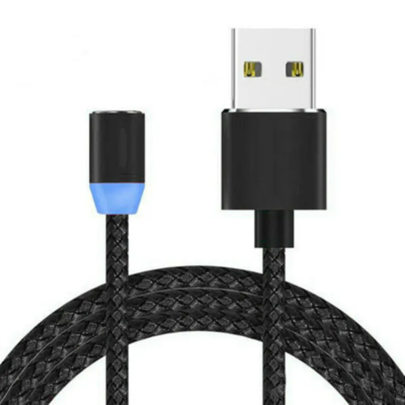 Магнитный кабель Micro USB для iPhone Samsung провод быстрой зарядки и передачи данных