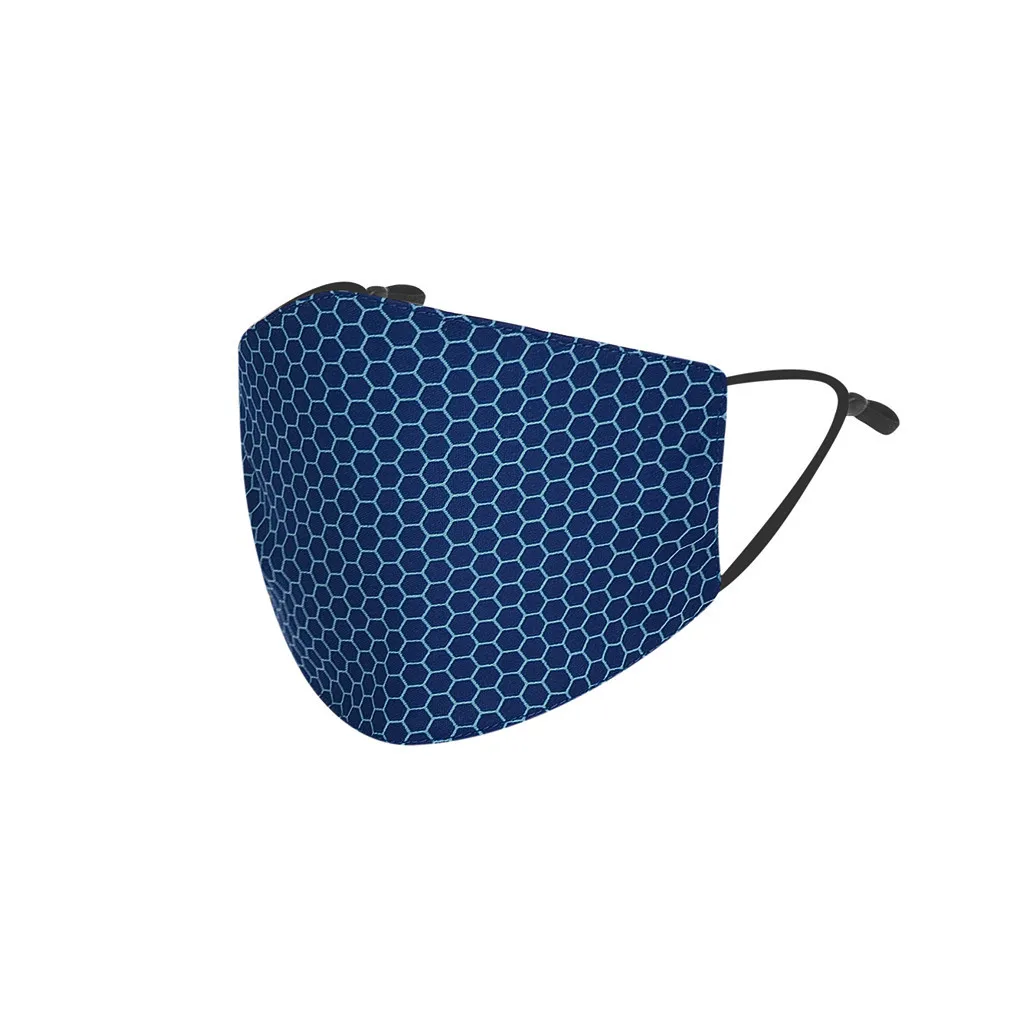 

6PCS Woman Reusable Mask Leopard Printed Mouth Mask Fabrics Washable Mouth Cover Protective Face Mask Mouth Caps Mouth-dust