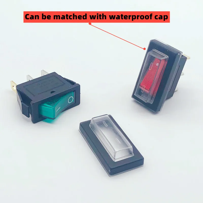 Кулисный Переключатель KCD3 ВКЛ-ВЫКЛ кнопка 2 положения 3pin электротехнического