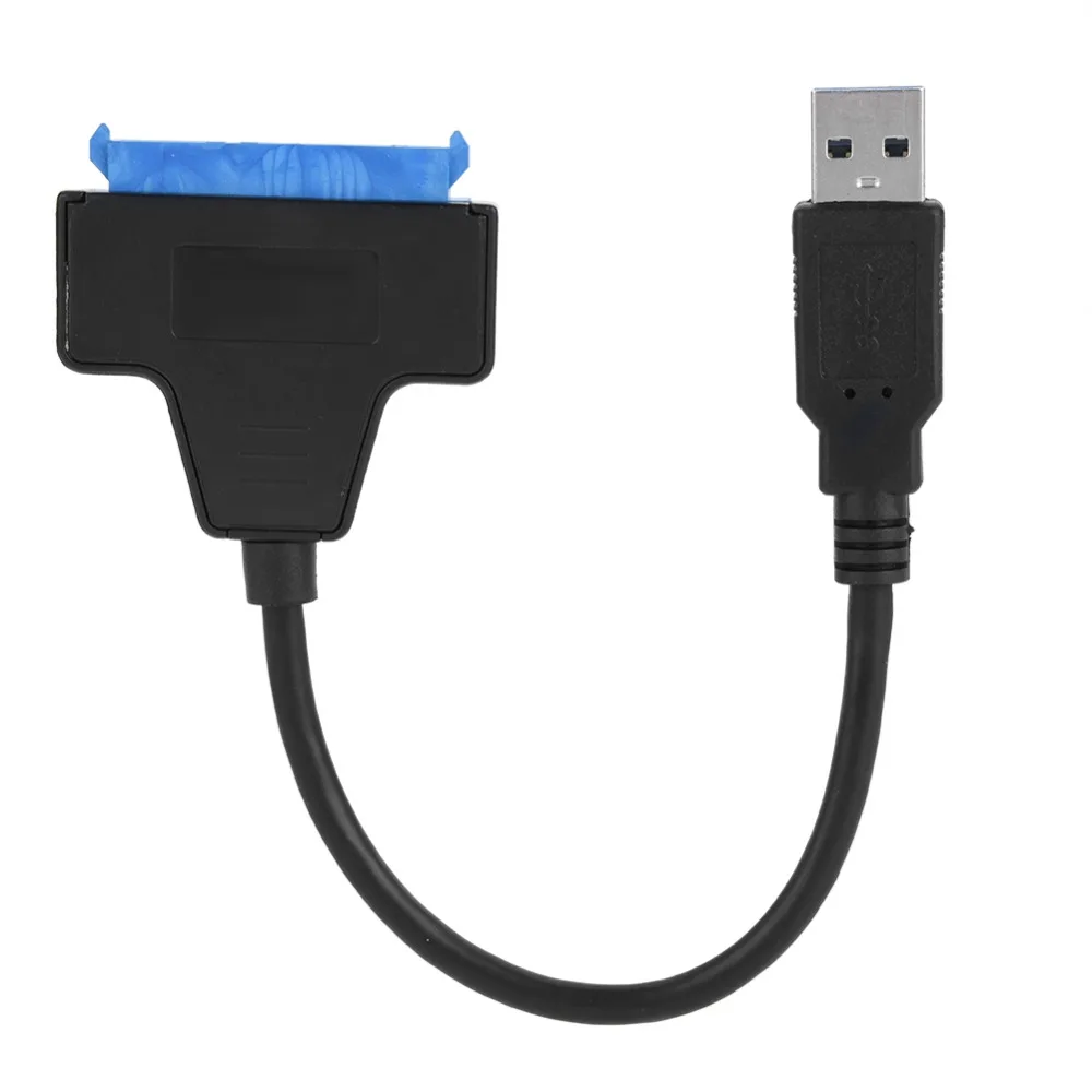 

200pcs/lot USB 3.0 To SATA 22 Pin 2.5 Inch Hard Disk Driver SSD Adapter Cable