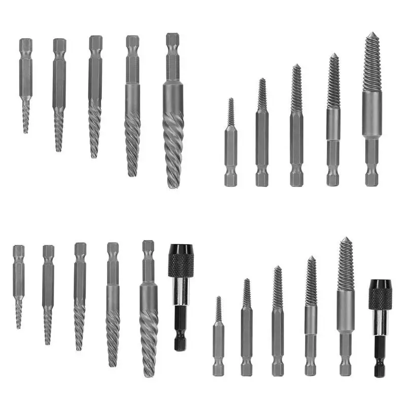 Комплект экстрактора винтов с шестигранным хвостовиком комплект для удаления