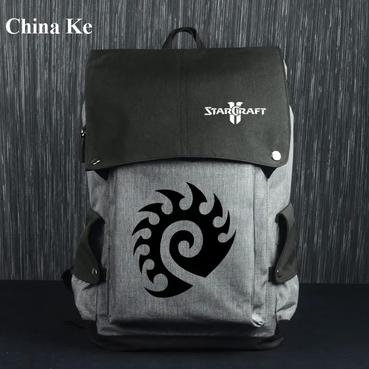 Рюкзак игровой StarCraft Allience с USB и львом сумка-мессенджер на молнии школьный ранец
