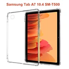Противоударный чехол для Samsung Galaxy Tab A7 10,4 дюйма, 2020 дюйма, зеркальный, 10,4 дюйма, чехол из ТПУ, силиконовый прозрачный Чехол, оболочка, чехлы