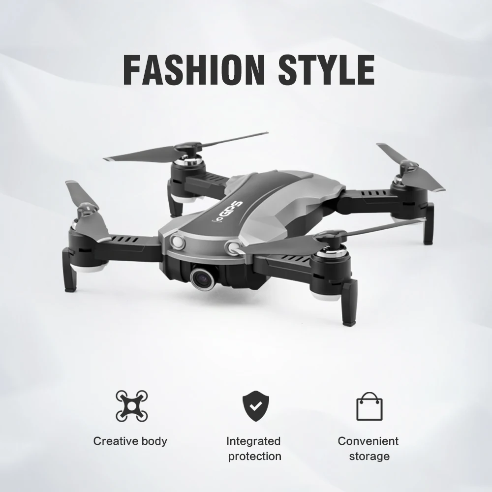 65G RC селфи gps Дрон 5G Wifi FPV складной Квадрокоптер с HD камерой 2K Следуйте за мной