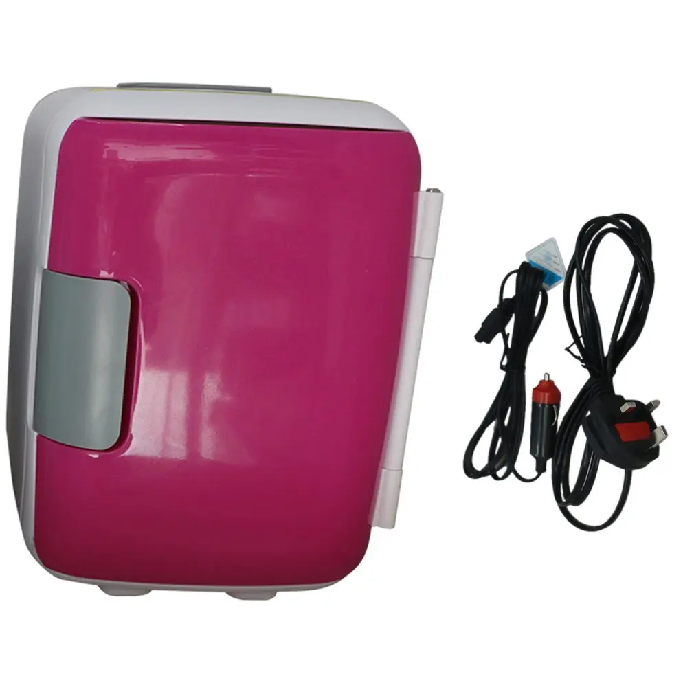 

4 Liter Portable Compact Personal Fridge Cools & Heats Great for Bedroom Office Car Dorm Portable Makeup Skincare Fridge
