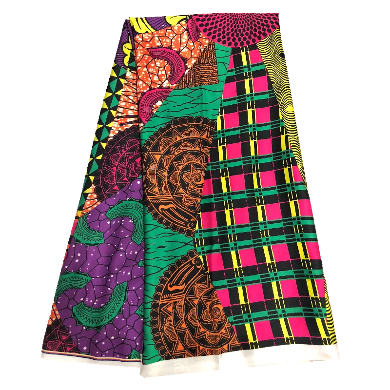 Африканская восковая ткань дизайн шелковой ткани нигерийская Цифровая печатная