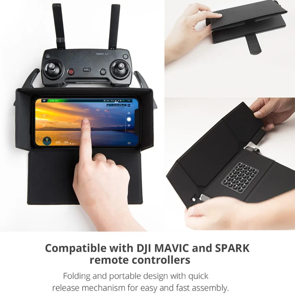 DJI MAVIC MINI PGYTECH бленда для объектива сотового телефона Солнцезащитная бленда для пульта дистанционного управления DJI Mavic Pro/AIR/Spark/Mavic 2 Pro/Zoom