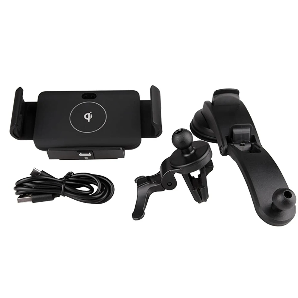 

Qi Car Wireless Charger 10W Auto Clamping Phone Mount Holder for Samsung Galaxy Fold Fold2 10 9 iPhone X 11 Xiaomi Huawei Mate X