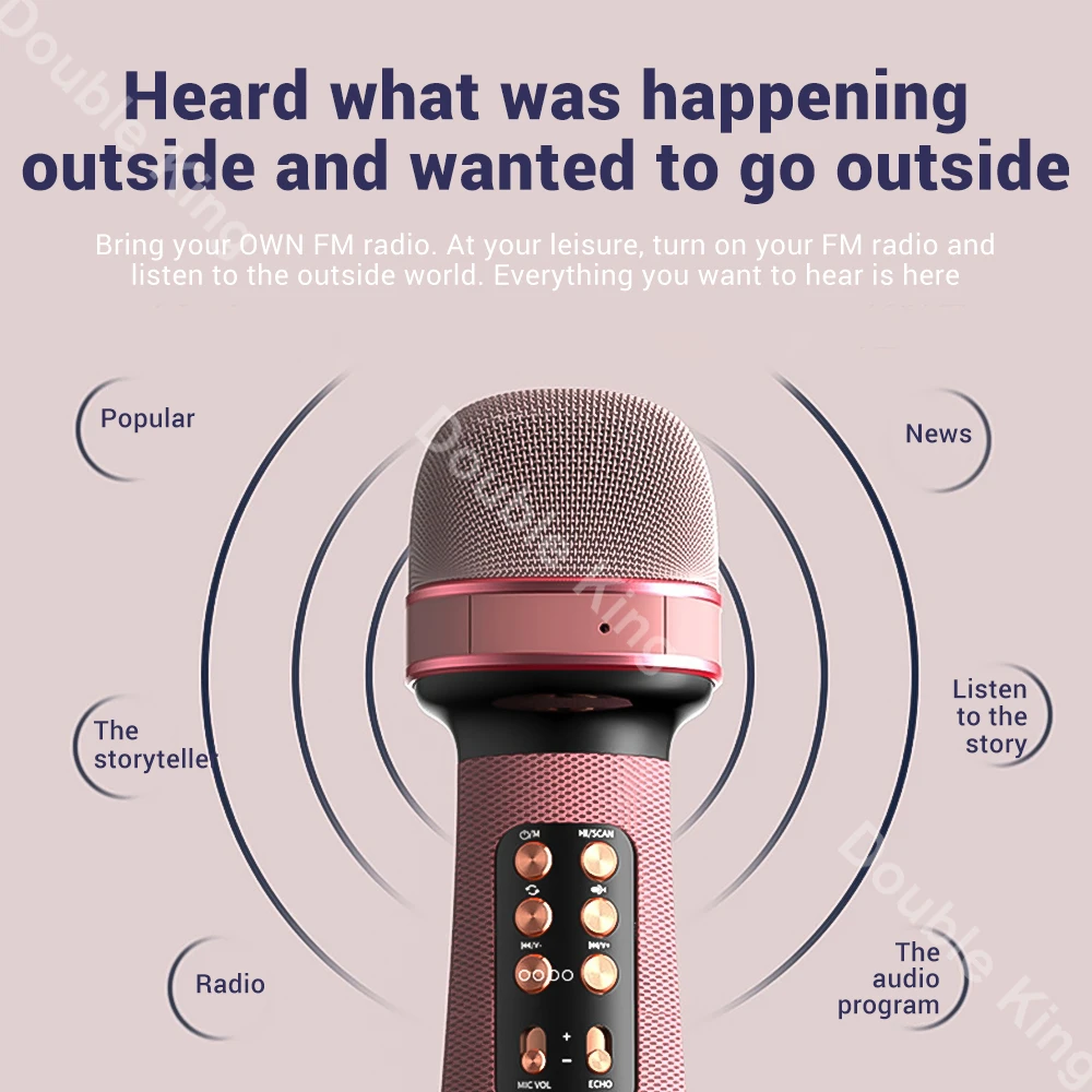 Ручной микрофон WS-898 Bluetooth 5 0 динамик для караоке музыкальный проигрыватель пения