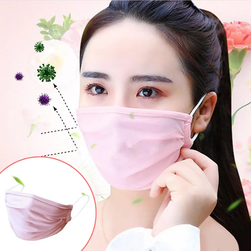 

Mouth Protector 1 Pcs Thin Sunscreen Mouth Breathable Wash mascarilla reutilizable cubrebocas con diseos