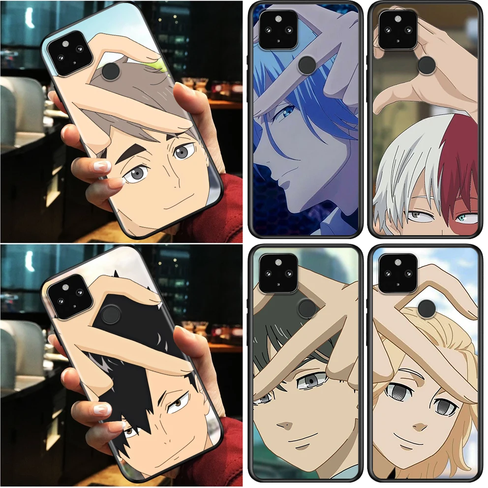 

Manjiro Sano Anime Than Heart Shockproof Cover for Google Pixel 5 4 5A 4A XL 5G Black Phone Case Shell Soft Fundas Capa