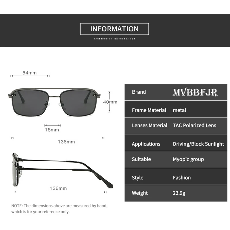 MVBBFJR магнетизм прикрепляемые очки для женщин и мужчин Поляризованные
